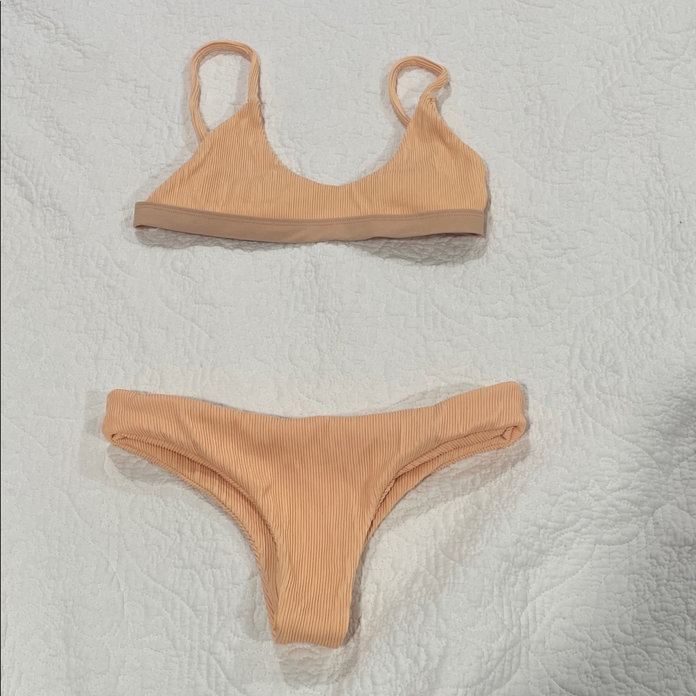 Kulani Kinis Peach Bikini Set